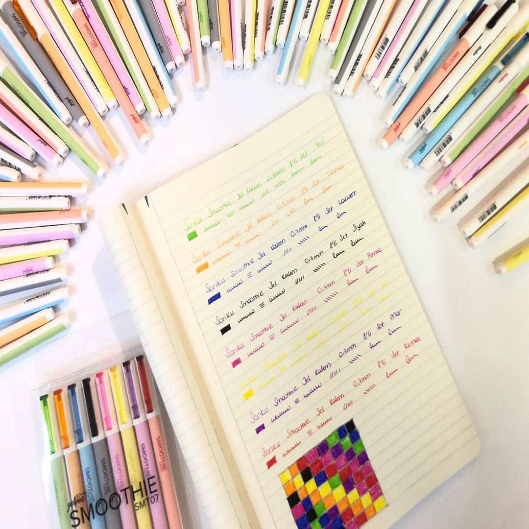 Scrikss | Smoothie Gel Pen | 0.7mm | Box Of 8 Scrikss